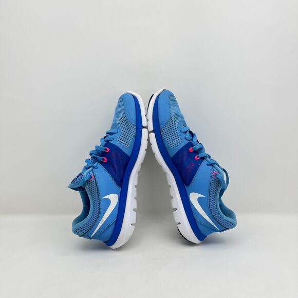 Nike Flex Experience Run Blue Pink Lightweight Running Shoes Women's Size 6.5 - Picture 5 of 13